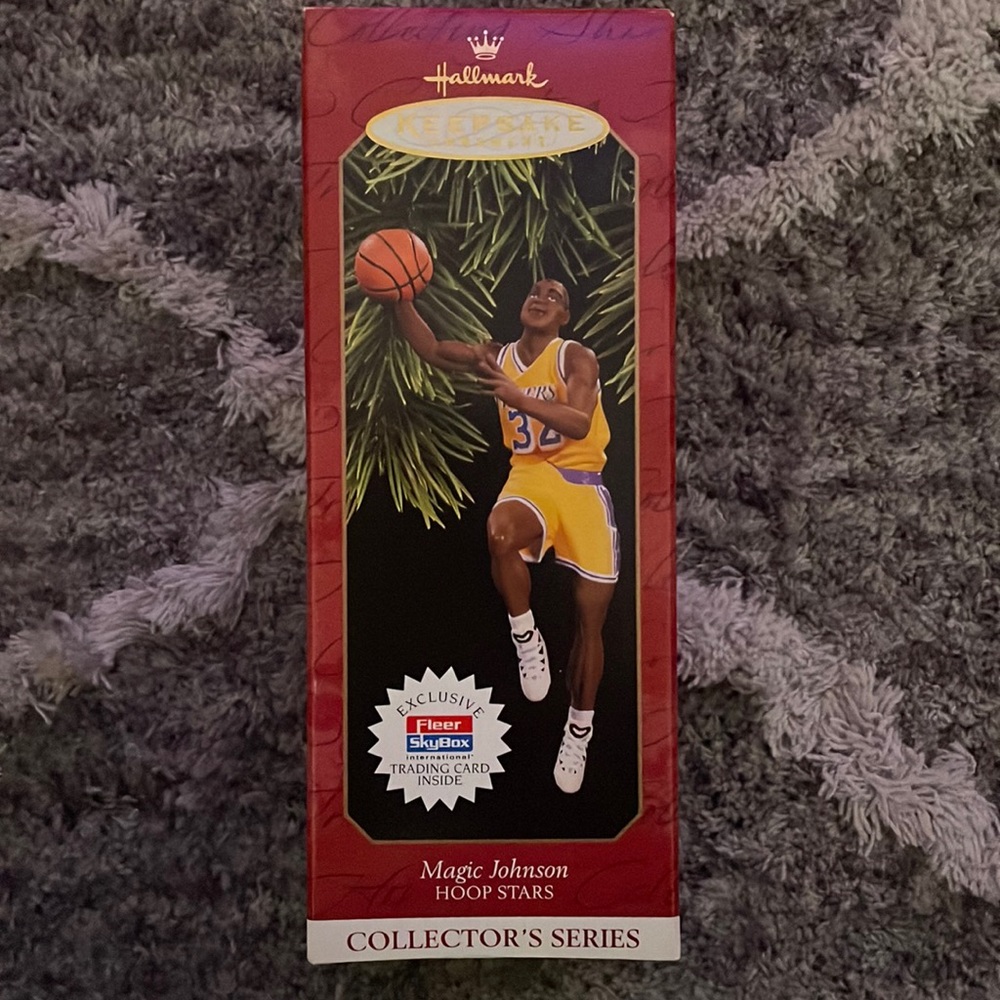 Hallmark Keepsake ornament magic Johnson ornament